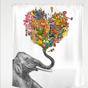 Happy Elephant Shower Curtain 🐘
